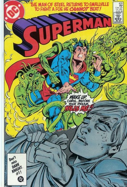 Superman, Vol. 1 And We Are the Dreamers of the Dreams |  Issue#420A | Year:1986 | Series: Superman | Direct Edition