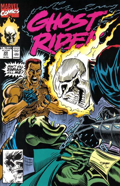 Ghost Rider, Vol. 2 Sign Of Death |  Issue#20A | Year:1991 | Series: Ghost Rider | Pub: Marvel Comics