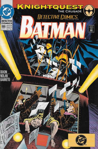 Detective Comics, Vol. 1 Knightquest: The Crusade - Town Tamer |  Issue#669C | Year:1993 | Series: Detective Comics | Pub: DC Comics