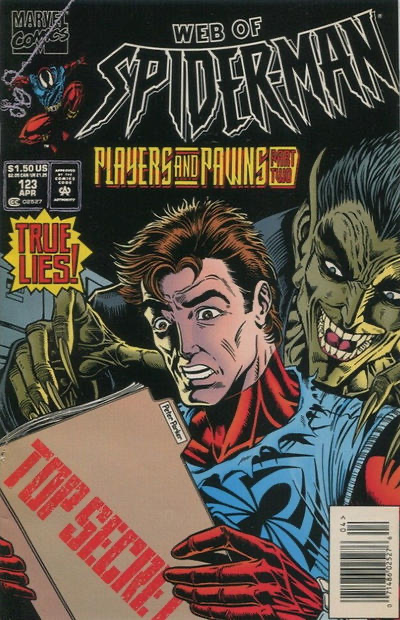 Web of Spider-Man, Vol. 1 Players and Pawns - Part Two: True Lies |  Issue#123B | Year:1995 | Series: Spider-Man |
