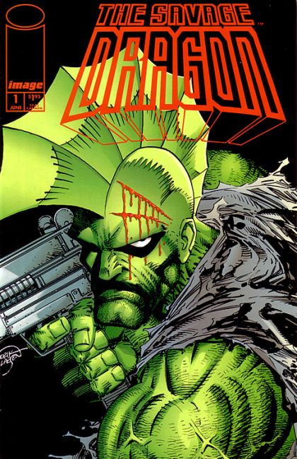 Savage Dragon, Vol. 2 Enter: Barbaric and Ricochet |  Issue#1A | Year:1993 | Series: The Savage Dragon | Pub: Image Comics
