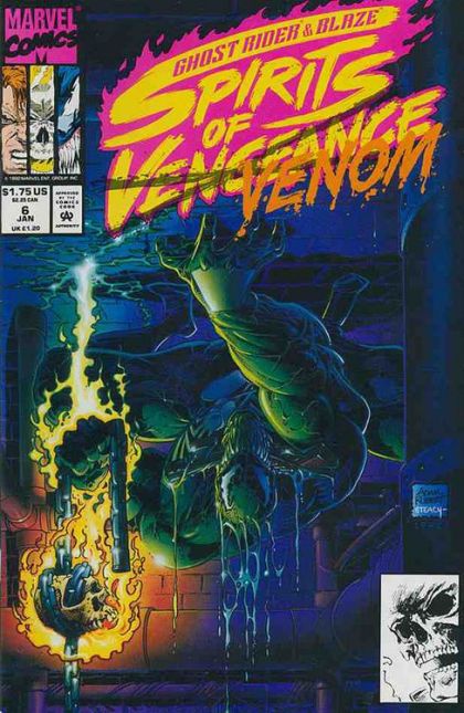 Ghost Rider / Blaze: Spirits of Vengeance Spirits Of Venom - Last Rites |  Issue#6A | Year:1992 | Series:  | Pub: Marvel Comics |