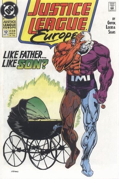 Justice League Europe / International Bringing Up Baby |  Issue#12A | Year:1990 | Series: JLA | Pub: DC Comics