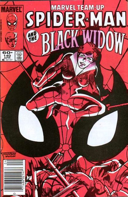 Marvel Team-Up, Vol. 1 Spider-Man and The Black Widow: Where Were You ...When the Lights Went Out? |  Issue#140B | Year:1984 | Series: Marvel Team-Up | Pub: Marvel Comics