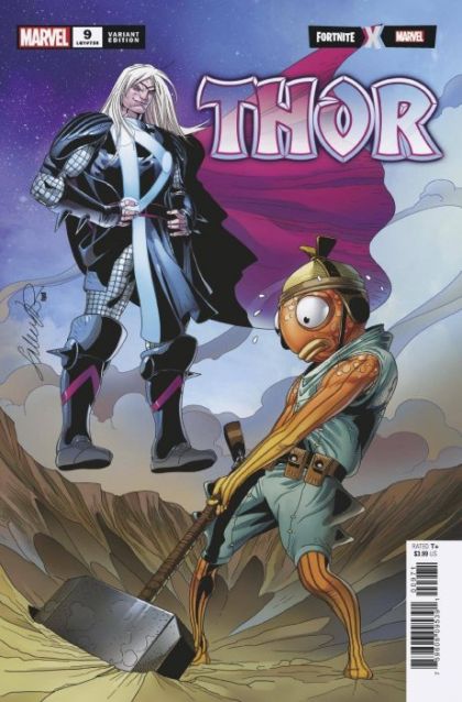 Thor, Vol. 6  |  Issue#9G | Year:2020 | Series:  | Pub: Marvel Comics | Variant Salvador Larroca Fortnite Cover