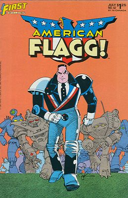 American Flagg!, Vol. 1 Massacre |  Issue#42 | Year:1987 | Series:  | Pub: First Comics