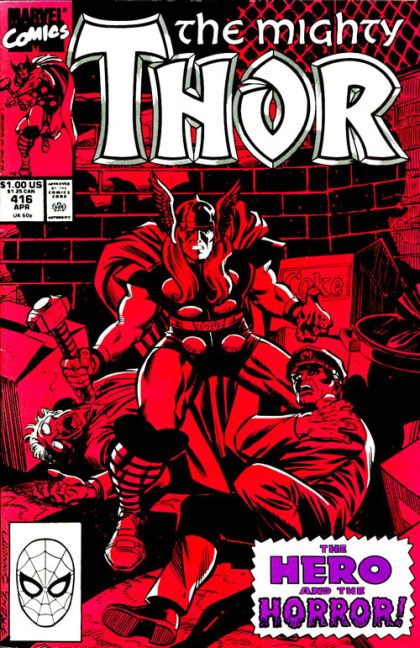 Thor, Vol. 1 The Hero and the Horror! |  Issue#416A | Year:1990 | Series: Thor | Pub: Marvel Comics |