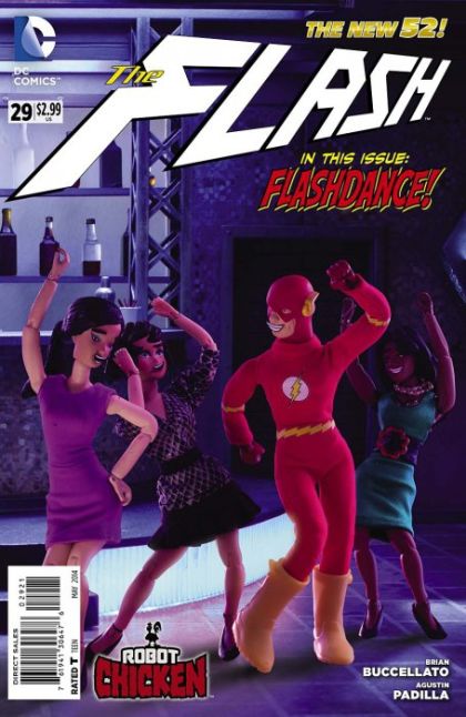 Flash, Vol. 4 Digging Up The Past |  Issue#29B | Year:2014 | Series: Flash | Pub: DC Comics | Robot Chicken Variant