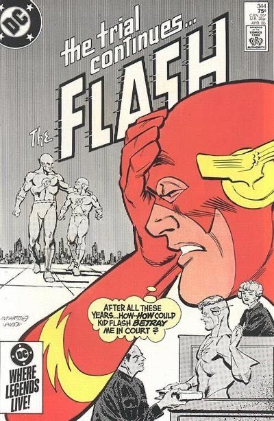Flash Trial of the Flash, Betrayal! |  Issue#344A | Year:1985 | Series: Flash | Pub: DC Comics