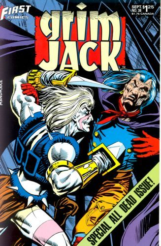 Grimjack Heaven/Hell / Muden's Bar: When Egos Clash |  Issue#38 | Year:1987 | Series: Grimjack | Pub: First Comics