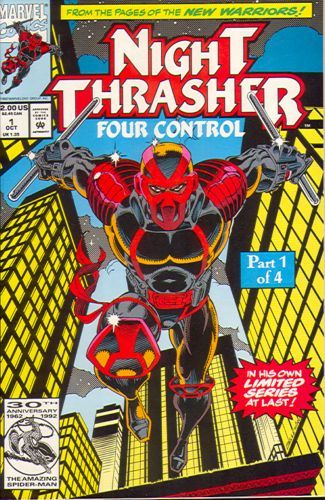 Night Thrasher: Four Control Strength |  Issue#1A | Year:1992 | Series: Night Thrasher |