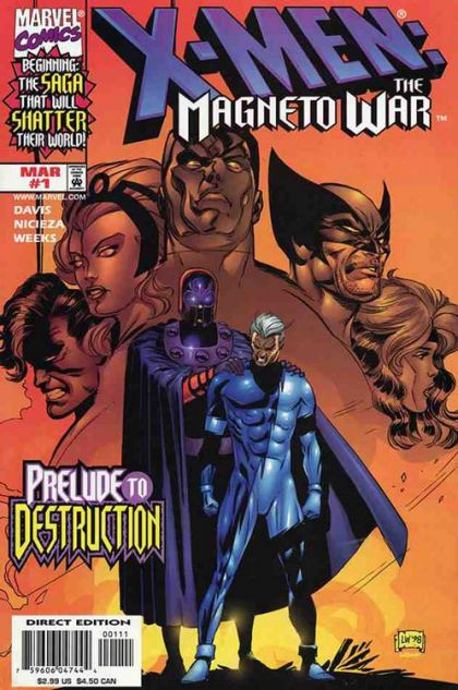 X-Men: Magneto War Magneto War - Prelude |  Issue#1A | Year:1999 | Series: X-Men | Pub: Marvel Comics