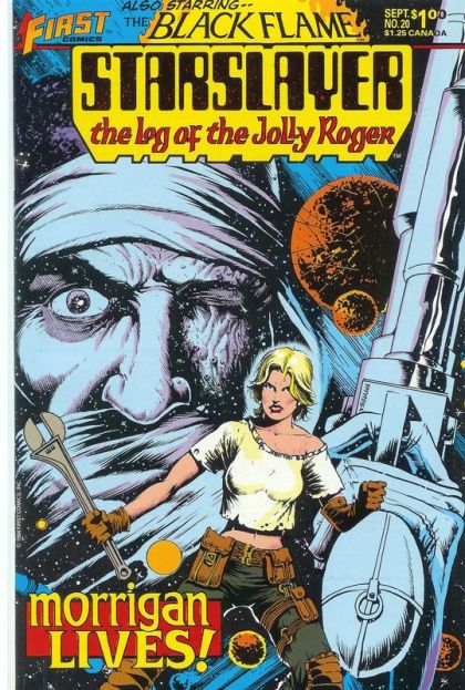 Starslayer, Vol. 1 Morrigan Lives |  Issue#20 | Year:1984 | Series: Starslayer | Pub: First Comics |