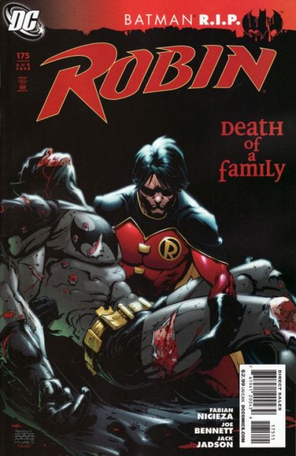 Robin, Vol. 2 Batman R.I.P. - Scattered Pieces |  Issue#175A | Year:2008 | Series: Robin | Pub: DC Comics | Direct Edition