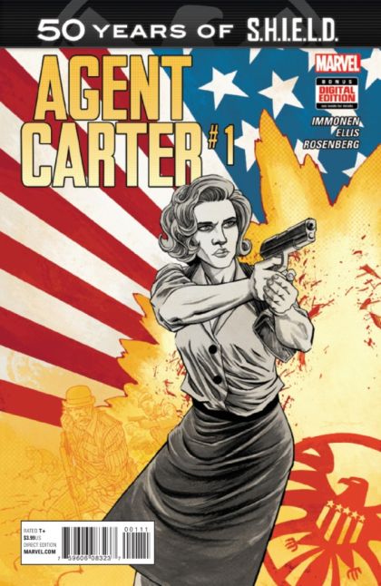 Agent Carter: S.H.I.E.L.D. 50th Anniversary Agent Carter |  Issue#1A | Year:2015 | Series: S.H.I.E.L.D. |  Regular Declan Shalvey Cover