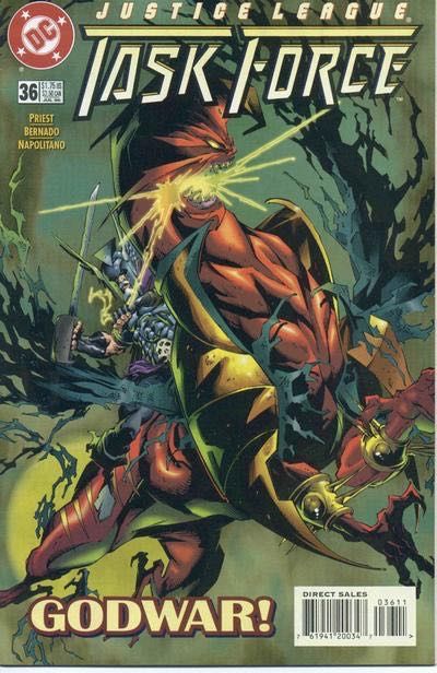 Justice League Task Force Godwar |  Issue#36 | Year:1996 | Series: JLA | Pub: DC Comics