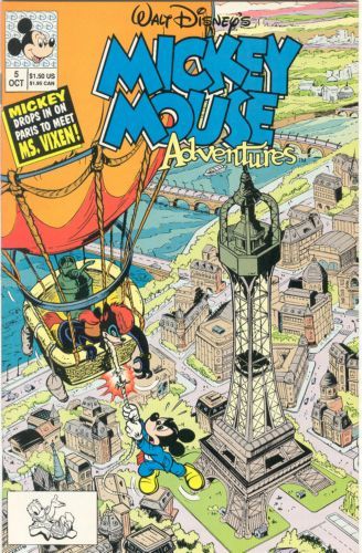Mickey Mouse Adventures, Vol. 1 The Case Of The Foxy Felon / The Coconut Caper |  Issue#5 | Year:1990 | Series: Walt Disney | Pub: Disney Comics