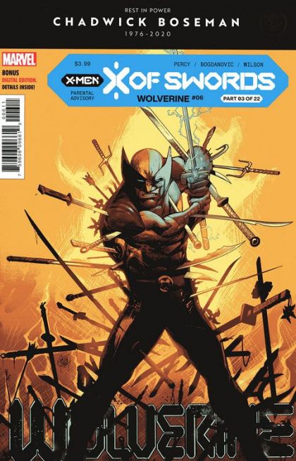 Wolverine, Vol. 7 X of Swords, Part Three |  Issue#6A | Year:2020 | Series: Wolverine | Pub: Marvel Comics | Adam Kubert Regular