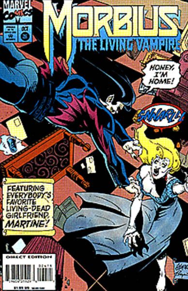 Morbius: The Living Vampire, Vol. 1 Jagged Edge, Part 2: Silence of the Gargoyles |  Issue#26 | Year:1994 | Series: Midnight Sons | Pub: Marvel Comics