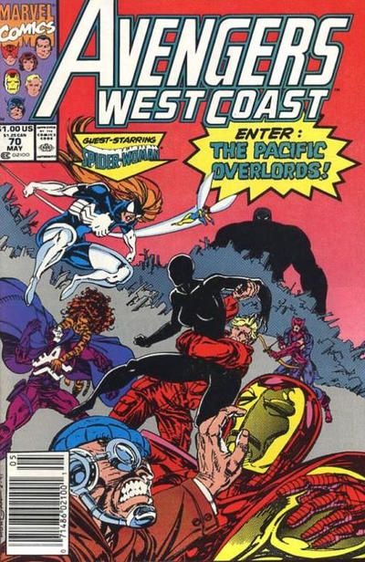 The West Coast Avengers, Vol. 2 The Pacific Overlords, Part 1: The Big One! |  Issue#70B | Year:1991 | Series:  |