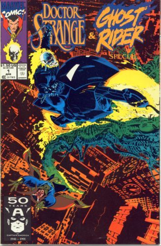Doctor Strange / Ghost Rider Special Strange Tales, Part II |  Issue#1A | Year:1991 | Series: Doctor Strange | Pub: Marvel Comics |