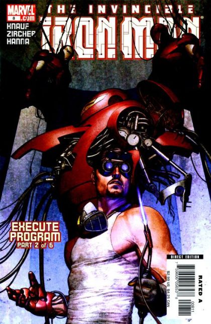 Iron Man, Vol. 4 Execute Program, Part 2 |  Issue#8A | Year:2006 | Series: Iron Man | Pub: Marvel Comics | Direct Edition