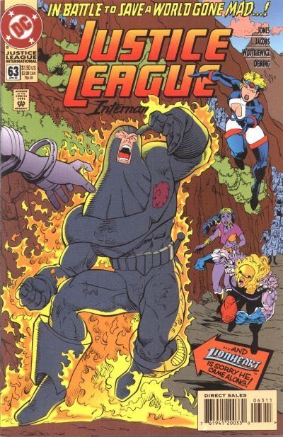 Justice League Europe / International Visions of Death |  Issue#63A | Year:1994 | Series: JLA | Pub: DC Comics