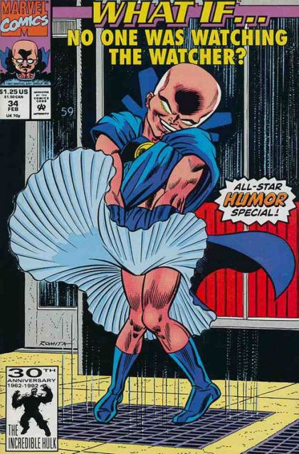 What If, Vol. 2 No One was Watching the Watcher |  Issue#34A | Year:1991 | Series: What If? | Pub: Marvel Comics | Direct Edition