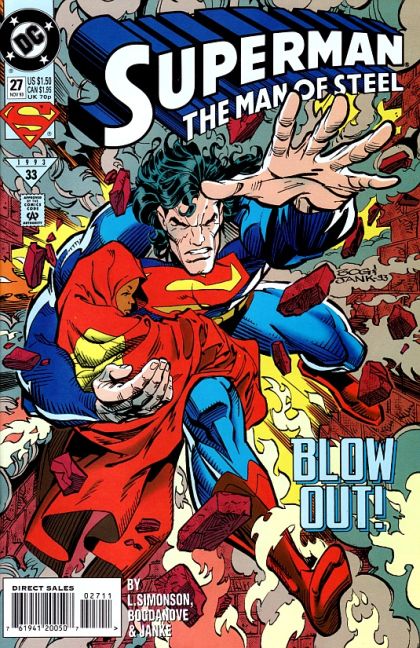 Superman: The Man of Steel Bad Character |  Issue#27A | Year:1993 | Series: Superman | Pub: DC Comics |