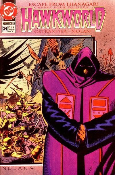 Hawkworld, Vol. 2 Escape From Thanagar, Under the Skin |  Issue#24 | Year:1992 | Series: Hawkworld | Pub: DC Comics