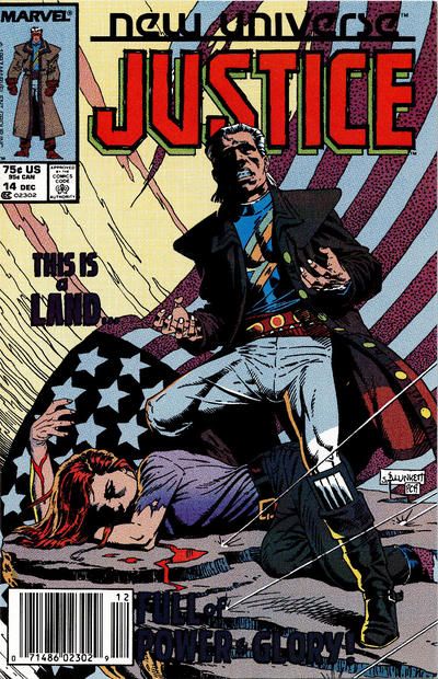 Justice (Marvel) This Is A Land... Full Of Power And Glory! |  Issue#14B | Year:1987 | Series: New Universe |