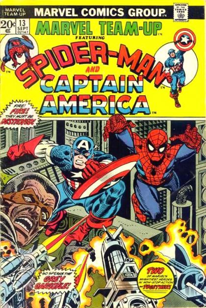 Marvel Team-Up, Vol. 1 Spider-Man and Captain America: The Granite Sky! |  Issue#13 | Year:1973 | Series: Marvel Team-Up | Pub: Marvel Comics