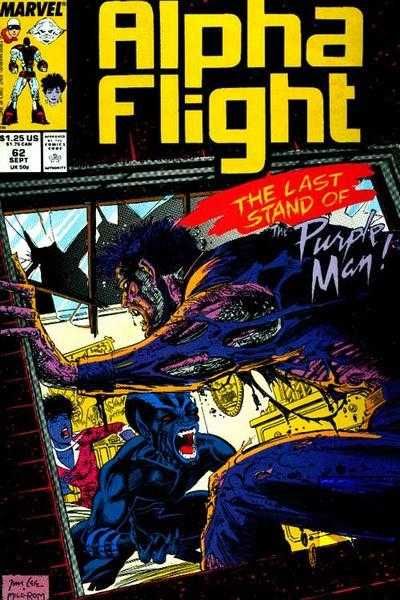 Alpha Flight, Vol. 1 A Real Gone Daddy! |  Issue#62A | Year:1988 | Series: Alpha Flight | Pub: Marvel Comics