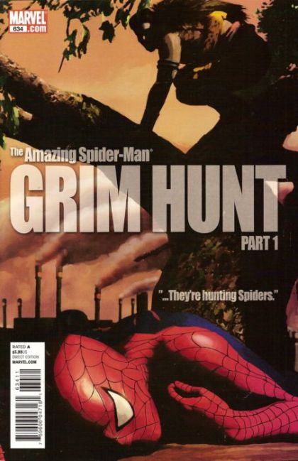( Death of Spider-Woman (Mattie Franklin) ) The Amazing Spider-Man, Vol. 2 The Grim Hunt, Chapter 1 |  Issue#634A | Year:2010 | Series: Spider-Man | Pub: Marvel Comics