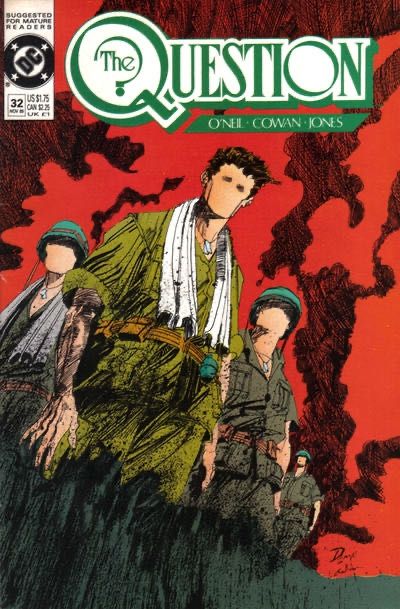 The Question, Vol. 1 The Peacemaker |  Issue#32 | Year:1989 | Series: The Question | Pub: DC Comics |