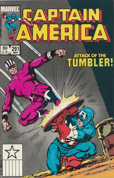 Captain America, Vol. 1 To Tame a Tumbler! |  Issue#291A | Year:1984 | Series: Captain America | Pub: Marvel Comics | Direct Edition