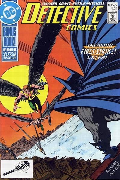 Detective Comics, Vol. 1 Invasion - Our Man In Havana / Cold Cuts |  Issue#595A | Year:1988 | Series: Detective Comics |