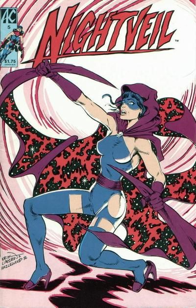 Nightveil Coming Out Party; Twice Told Tales of Love and Death; First Night on the Job! |  Issue#5 | Year:1986 | Series: FemForce | Pub: AC Comics