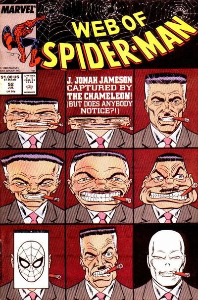 Web of Spider-Man, Vol. 1 Chains |  Issue#52A | Year:1989 | Series: Spider-Man | Pub: Marvel Comics |