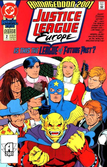 Justice League: Europe - Annual Armageddon 2001 - Too Much Time |  Issue#2B | Year:1991 | Series: JLA | Pub: DC Comics