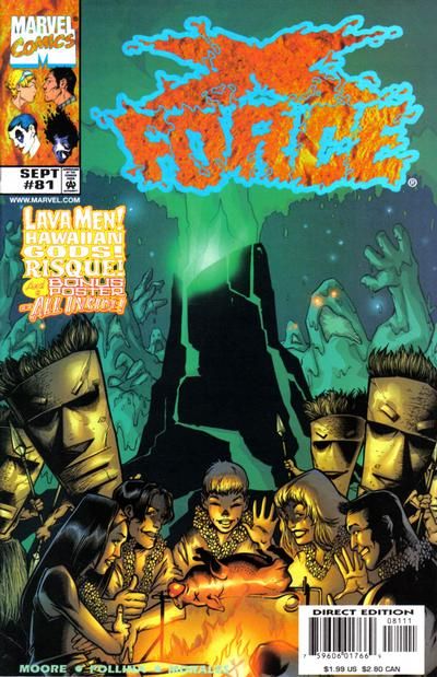 X-Force, Vol. 1 Hot Lava |  Issue#81A | Year:1998 | Series: X-Force | Pub: Marvel Comics