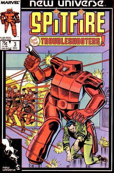 Spitfire and the Troubleshooters "Counter Attack" |  Issue#3A | Year:1986 | Series: New Universe | Pub: Marvel Comics |