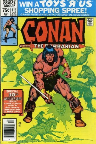 Conan the Barbarian, Vol. 1 A War of Wizards! |  Issue#115B | Year:1980 | Series: Conan | Pub: Marvel Comics