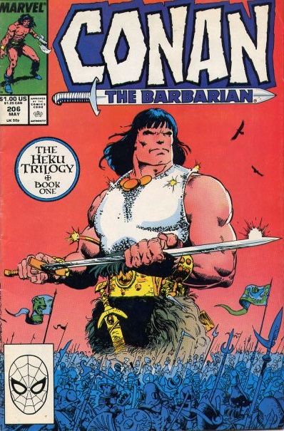 Conan the Barbarian, Vol. 1 The Heku Trilogy, Book One: Sands Upon The Earth |  Issue#206A | Year:1988 | Series: Conan |