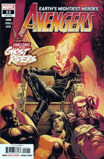Avengers, Vol. 8 Challenge of the Ghost Riders, The Exorcism At Avengers Mountain |  Issue#22A | Year:2019 | Series: Avengers | Pub: Marvel Comics | Regular Stefano Caselli Cover