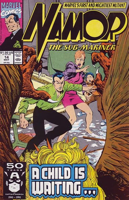 Namor, The Sub-Mariner A Child Is Waiting... |  Issue#14A | Year:1991 | Series: Sub-Mariner |
