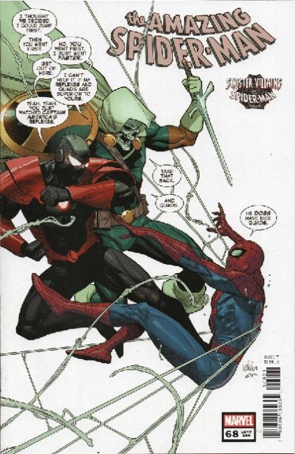 The Amazing Spider-Man, Vol. 5 Chameleon Conspiracy, Part Two |  Issue#68B | Year:2021 | Series: Spider-Man |  Leinil Francis Yu Spider-Man Villains Variant Cover