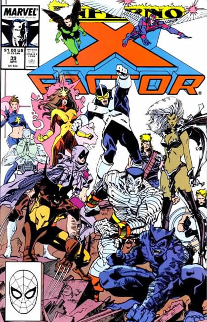 X-Factor Inferno - Ashes to Ashes |  Issue#39A | Year:1988 | Series: X-Factor | Pub: Marvel Comics