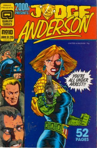 2000 AD Monthly / Presents / Showcase Judge Anderson |  Issue#10 | Year:1987 | Series:  | Pub: Quality Comics