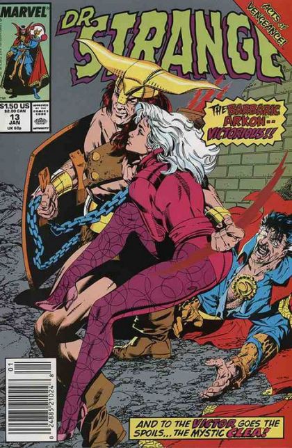 Doctor Strange: Sorcerer Supreme, Vol. 1 Acts of Vengeance - Arkon's New York Adventure / the Torch Is Passed |  Issue#13 | Year:1989 | Series: Doctor Strange | Pub: Marvel Comics
